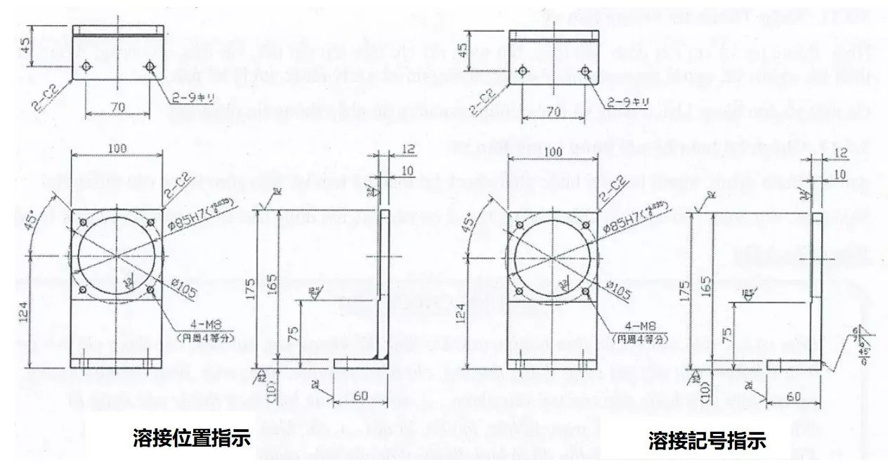 溶接記号指示