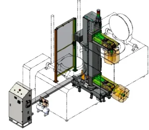 Automated Bobbin Transport Solution Compliant with Safety PLD, Cat. 3 Standards in the Electronics Industry