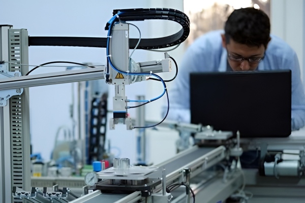 Công thái học được cải thiện thông qua việc sử dụng robot và máy tự động để thực hiện các công việc nặng nhọc, lặp đi lặp lại