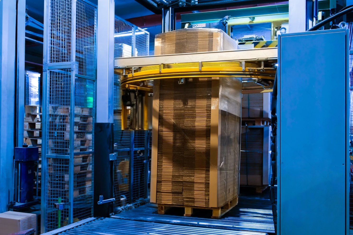 Pallet Wrapper (Hệ thống quấn màng pallet)