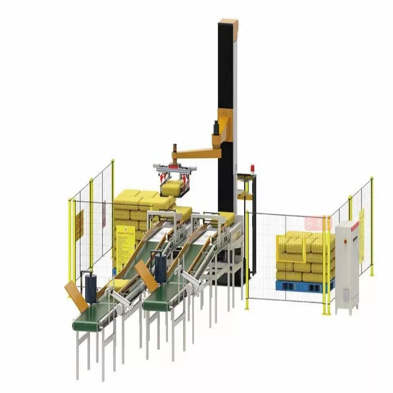 Robot 4 trục giúp xếp hàng hóa lên pallet